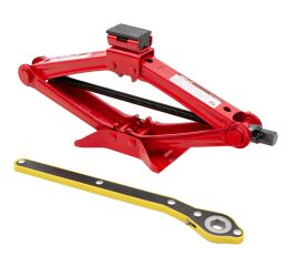 Nožnicový zdvihák s račňou, 2t, AHProfi - AH10202