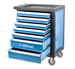 Dielenský vozík Economy, prázdny, 7 zásuviek - AH12272AP