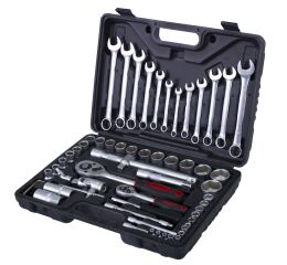 Gola sada s kľúčmi 1/4" a 1/2", 61 dielov - AH126P101