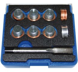 Sada na opravu závitov olejových vaní, M14 x 1,25 mm - BGS 151