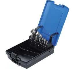 Sada záhlbníkov do kovu, HSS, 6,3 - 20,5 mm, 6 ks - B1997