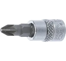 Nástrčná hlavica s bitom KRÍŽOVÁ 1/4" PZ2, BGS - B2491
