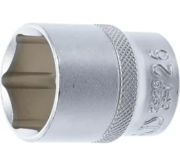 Nástrčná hlavica šesťhranná, 1/2", 26 mm - B2926