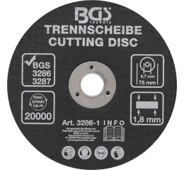 Rezný kotúč, 75 mm - B3286-1
