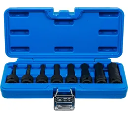 Sada vonkajších rázových nástrčných kľúčov HEX, 1/2 ", 5-19 mm, 8 ks - B5481