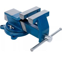 Paralelný zverák BGS, kovaný, otočný, 125 mm, 10,6 kg - B58112