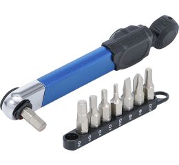 Momentový kľúč s bitmi, 1/4", 2 - 10 Nm - BGS 74295