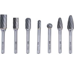 Hrotové rašple na drevo, 7 ks - B8626