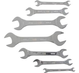 Extra tenké ploché kľúče, dvojité, 6 - 23 mm, 7 ks - B9019