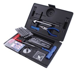 Opravná sada na bezdušové pneumatiky v kufríku, 40 ks - F880