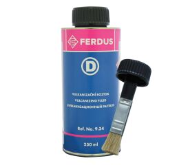 Vulkanizačný roztok D, 250 ml + väčší štetec - F934