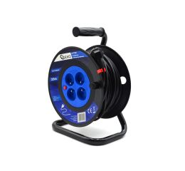 Predlžovací kábel, bubon 25 m, 4 zásuvky - G17500