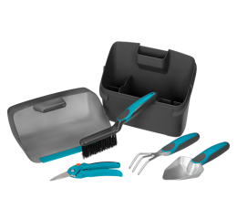 Sada záhradného náradia v boxe pre balkóny, 5 ks - GA897020