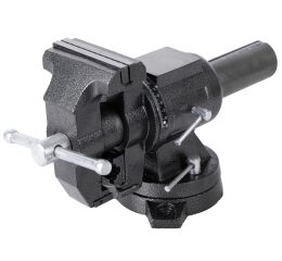 Dielenský zverák s otočným telom a základňou, 125 mm - HT300155