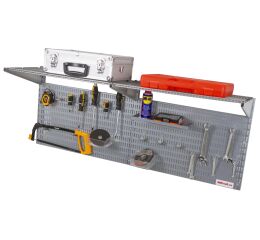 Dierovaná doska s dvomi policami a príslušenstvom - AL8030