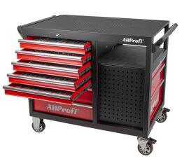 Dielenský vozík s náradím, 360°, 10 zásuviek, 238 ks - AH450101BAL