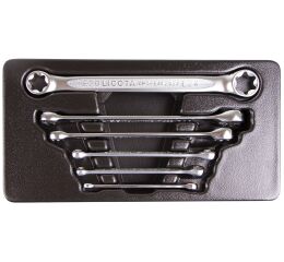 Očkové kľúče vo výplni do dielenského vozíka, Torx E6 - E24 - LIACK274011