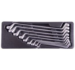 Sada vyhnutých očkových kľúčov, 9 ks - LIACK384007