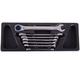 Sada račňových kľúčov bez kĺbu, 7 ks - LIACK384018