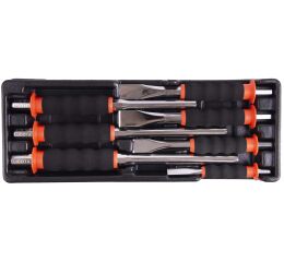 Sada sekáčov a vyrážačov, 7 ks - LIACK384020