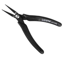 Rovné polguľaté kliešte 145 mm pre elektroniku - LIACP21002