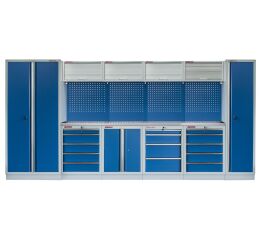 Kvalitný PROFI BLUE dielenský nábytok 4235 x 495 x 2000 mm - MTGS1300AQ