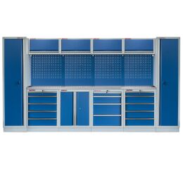 Kvalitný PROFI BLUE dielenský nábytok 3920 x 495 x 2000 mm - MTGS1300AV