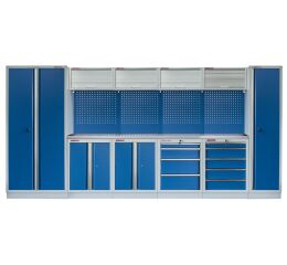 Kvalitný PROFI BLUE dielenský nábytok 4235 x 495 x 2000 mm - MTGS1300BB6