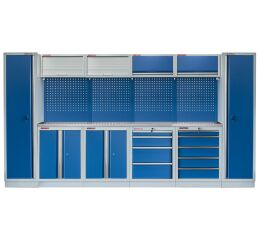 Kvalitný PROFI BLUE dielenský nábytok 3920 x 495 x 2000 mm - MTGS1300BB7