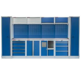 Kvalitný PROFI BLUE dielenský nábytok 3920 x 495 x 2000 mm - MTGS1301AG