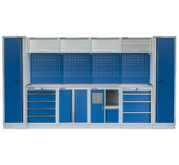 Kvalitný PROFI BLUE dielenský nábytok 3920 x 495 x 2000 mm - MTGS1301AW