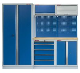 Zostava 5 ks kvalitného PROFI BLUE dielenského nábytku - MTGS1301BAL01
