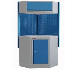 Rohová zostava PROFI BLUE dielenského nábytku - MTGS1302S