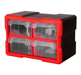 Plastový organizér, 4 boxy - MW7011