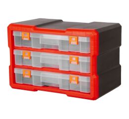Plastový organizér, 3 boxy - MW7013