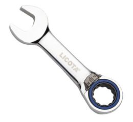 Vyhnutý račňový kľúč s prepínaním krátky, 8 mm - LI2008