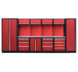 Kvalitný PROFI RED dielenský nábytok 4235 x 495 x 2000 mm - RTGS1300A55