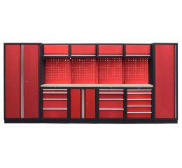 Kvalitný PROFI RED dielenský nábytok 4235 x 495 x 2000 mm - RTGS1300A5