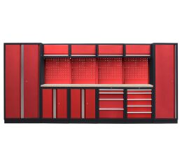 Kvalitný PROFI RED dielenský nábytok 4235 x 495 x 2000 mm - RTGS1300AA6