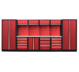 Kvalitný PROFI RED dielenský nábytok - 4535 x 2000 x 495 mm - RTGS1300AE