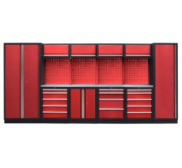 Kvalitný PROFI RED dielenský nábytok 4235 x 495 x 2000 mm - RTGS1300AL