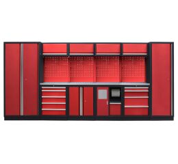 Kvalitný PROFI RED dielenský nábytok 4235 x 495 x 2000 mm - RTGS1301AC