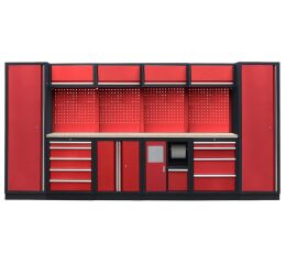 Kvalitný PROFI RED dielenský nábytok 3920 x 495 x 2000 mm - RTGS1301AR