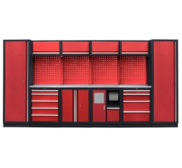 Kvalitný PROFI RED dielenský nábytok 3920 x 495 x 2000 mm - RTGS1301AY