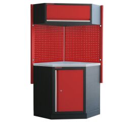 Rohová zostava PROFI RED dielenského nábytku - RTGS1302S