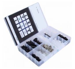 Sada plastových príchytiek pre Volkswagen, 255 ks - ATC014