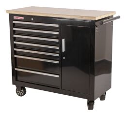 Pojazdný pracovný stôl / skriňka na náradie s pracovnou doskou - TBR-L4407E-B