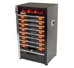 Kovová skrinka s organizérmi na drobný materiál - TC320056