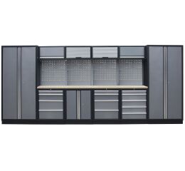 Kvalitný PROFI dielenský nábytok - 4535 x 2000 x 495 mm - TGS1300A1