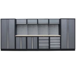 Kvalitný PROFI dielenský nábytok - 4535 x 2000 x 495 mm - TGS1300AA2